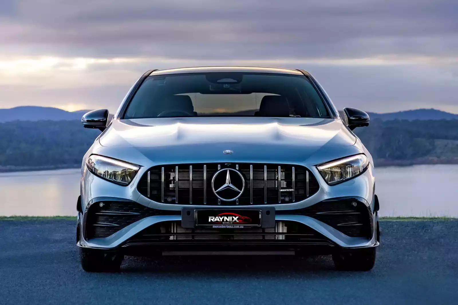 Mercedes Benz Car before Raynix TPU Wrap