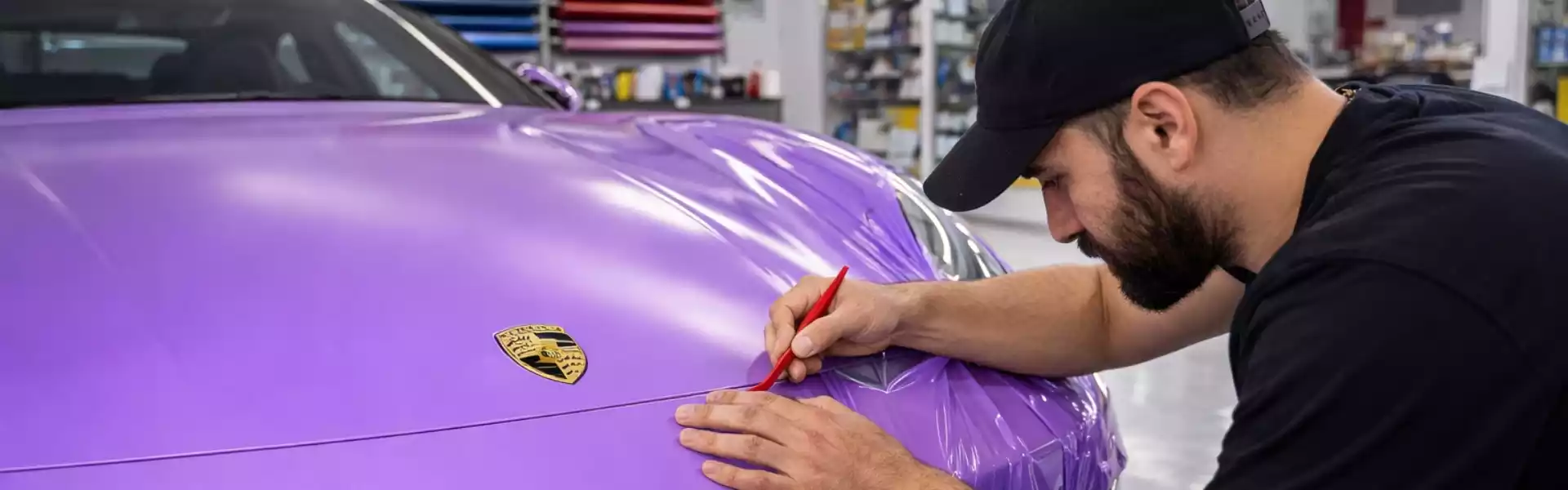 Porsche wrap find an installer raynix shield